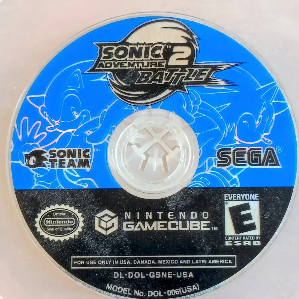 Sonic Adventure 2 Battle Nintendo GameCube GC Disc Only Tested
